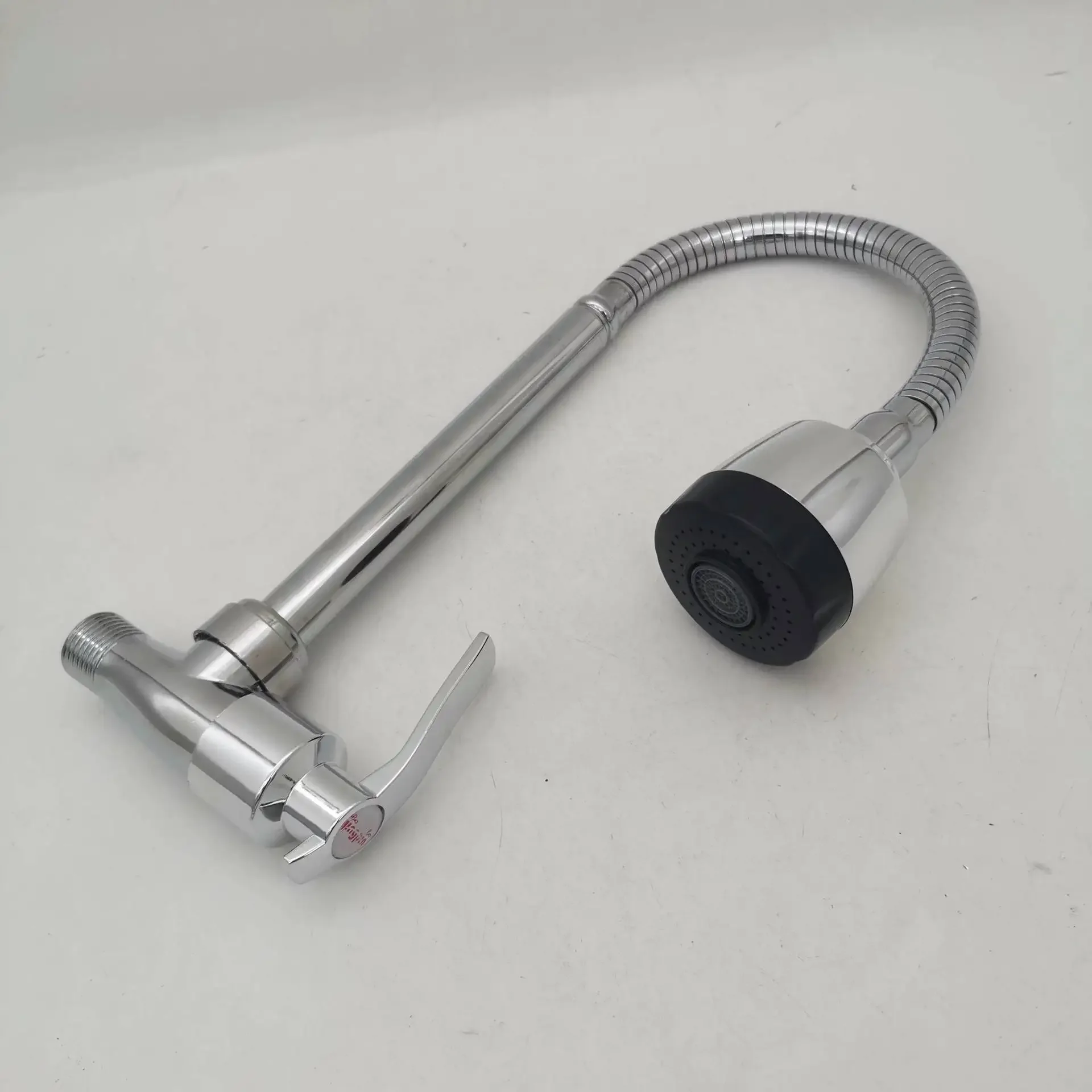360° Kitchen Wall Mounted Faucet Single Cold Universal Vegetable Basin Faucet Bathroom Stainless Steel Sink Balcony Faucet