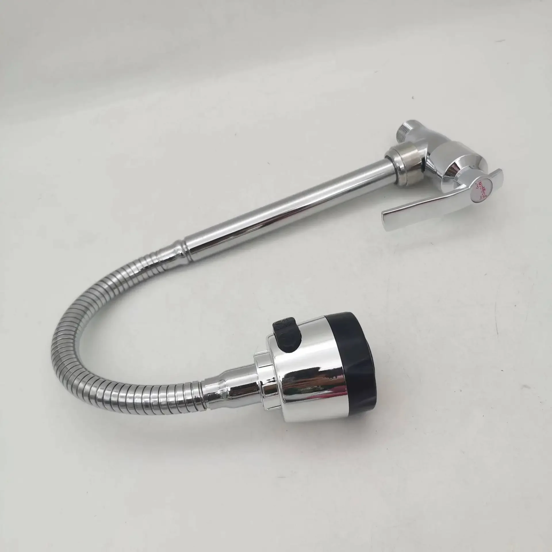 360° Kitchen Wall Mounted Faucet Single Cold Universal Vegetable Basin Faucet Bathroom Stainless Steel Sink Balcony Faucet