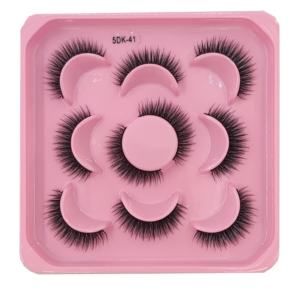 HBZGTLAD 5 Pairs of Artificial Mink Eyelashes Long-Lasting Natural Dramatic Eyelash Extension Beauty and Makeup Eyelashes