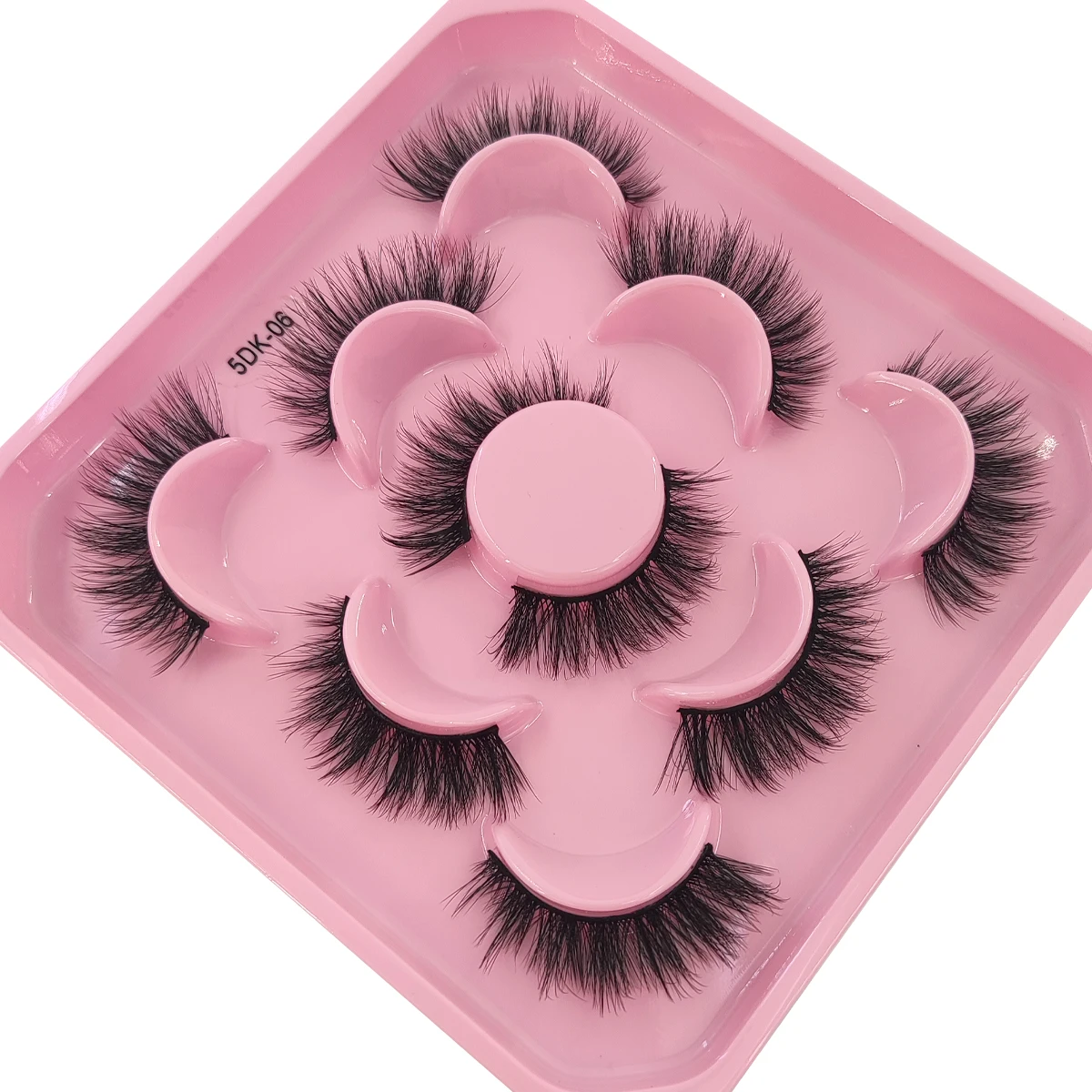 HBZGTLAD 5 Pairs of Artificial Mink Eyelashes Long-Lasting Natural Dramatic Eyelash Extension Beauty and Makeup Eyelashes