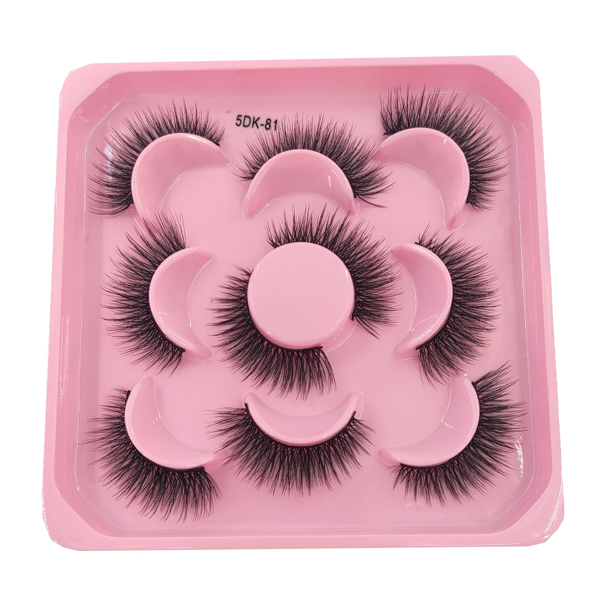 HBZGTLAD 5 Pairs of Artificial Mink Eyelashes Long-Lasting Natural Dramatic Eyelash Extension Beauty and Makeup Eyelashes