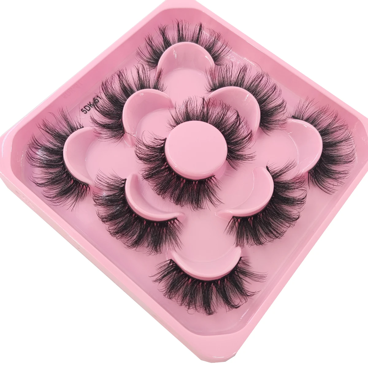 HBZGTLAD 5 Pairs of Artificial Mink Eyelashes Long-Lasting Natural Dramatic Eyelash Extension Beauty and Makeup Eyelashes