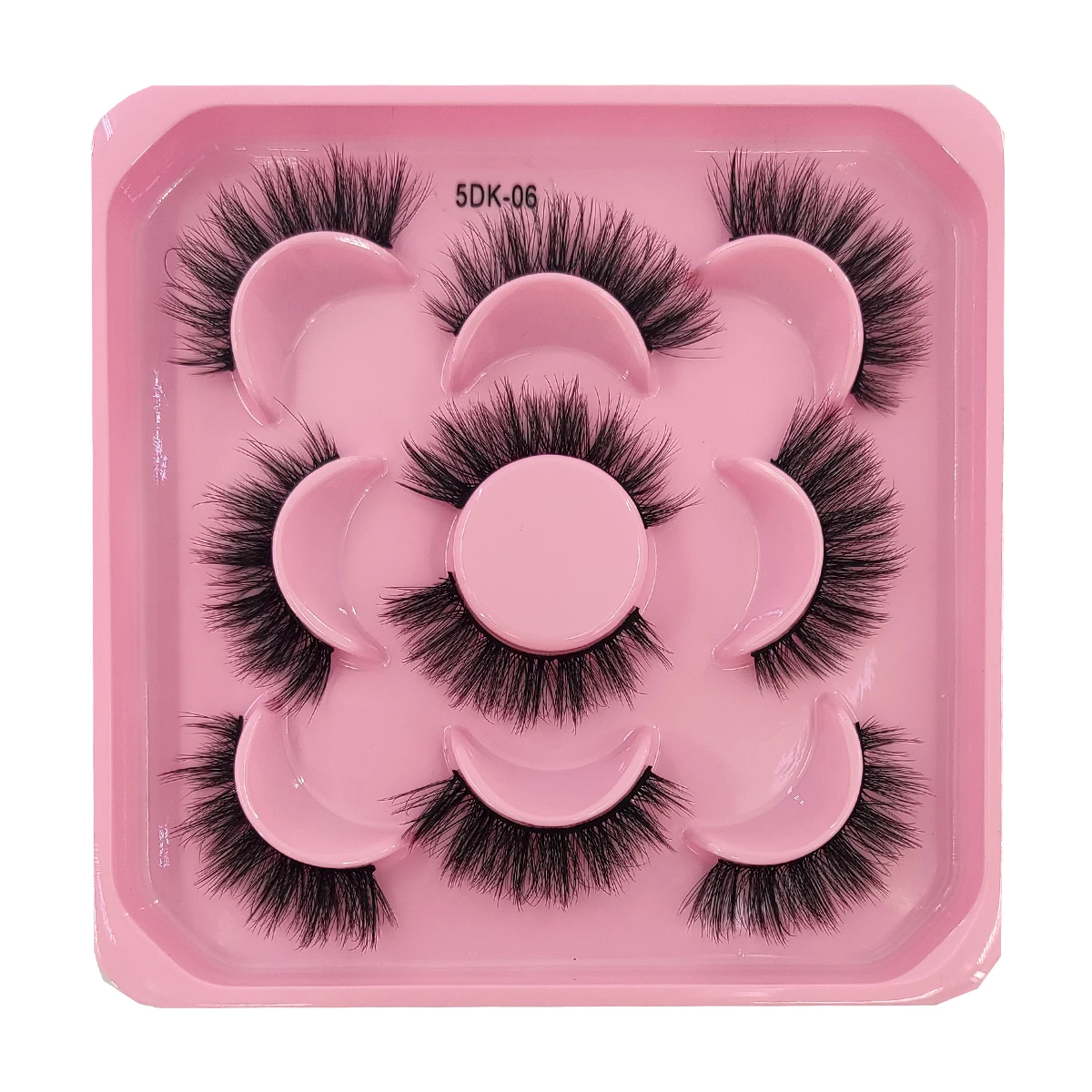 HBZGTLAD 5 Pairs of Artificial Mink Eyelashes Long-Lasting Natural Dramatic Eyelash Extension Beauty and Makeup Eyelashes