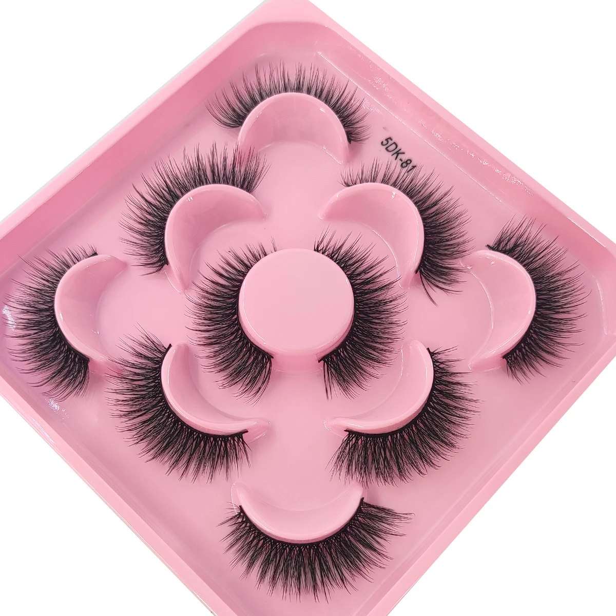 HBZGTLAD 5 Pairs of Artificial Mink Eyelashes Long-Lasting Natural Dramatic Eyelash Extension Beauty and Makeup Eyelashes