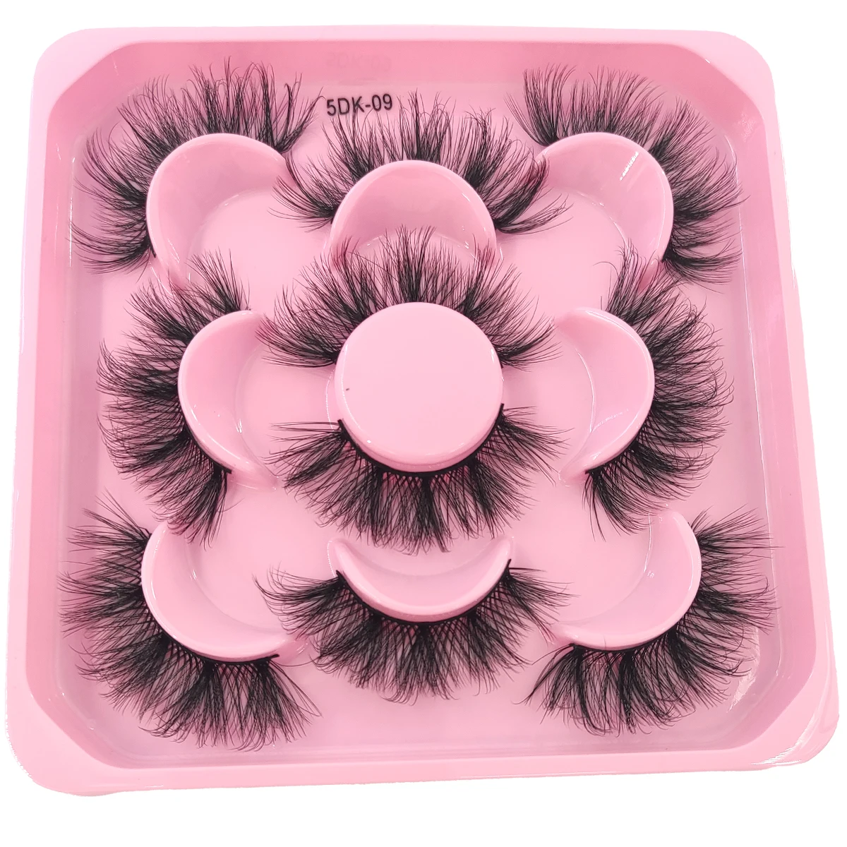 HBZGTLAD 5 Pairs of Artificial Mink Eyelashes Long-Lasting Natural Dramatic Eyelash Extension Beauty and Makeup Eyelashes