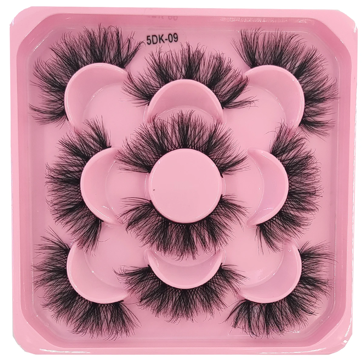 HBZGTLAD 5 Pairs of Artificial Mink Eyelashes Long-Lasting Natural Dramatic Eyelash Extension Beauty and Makeup Eyelashes