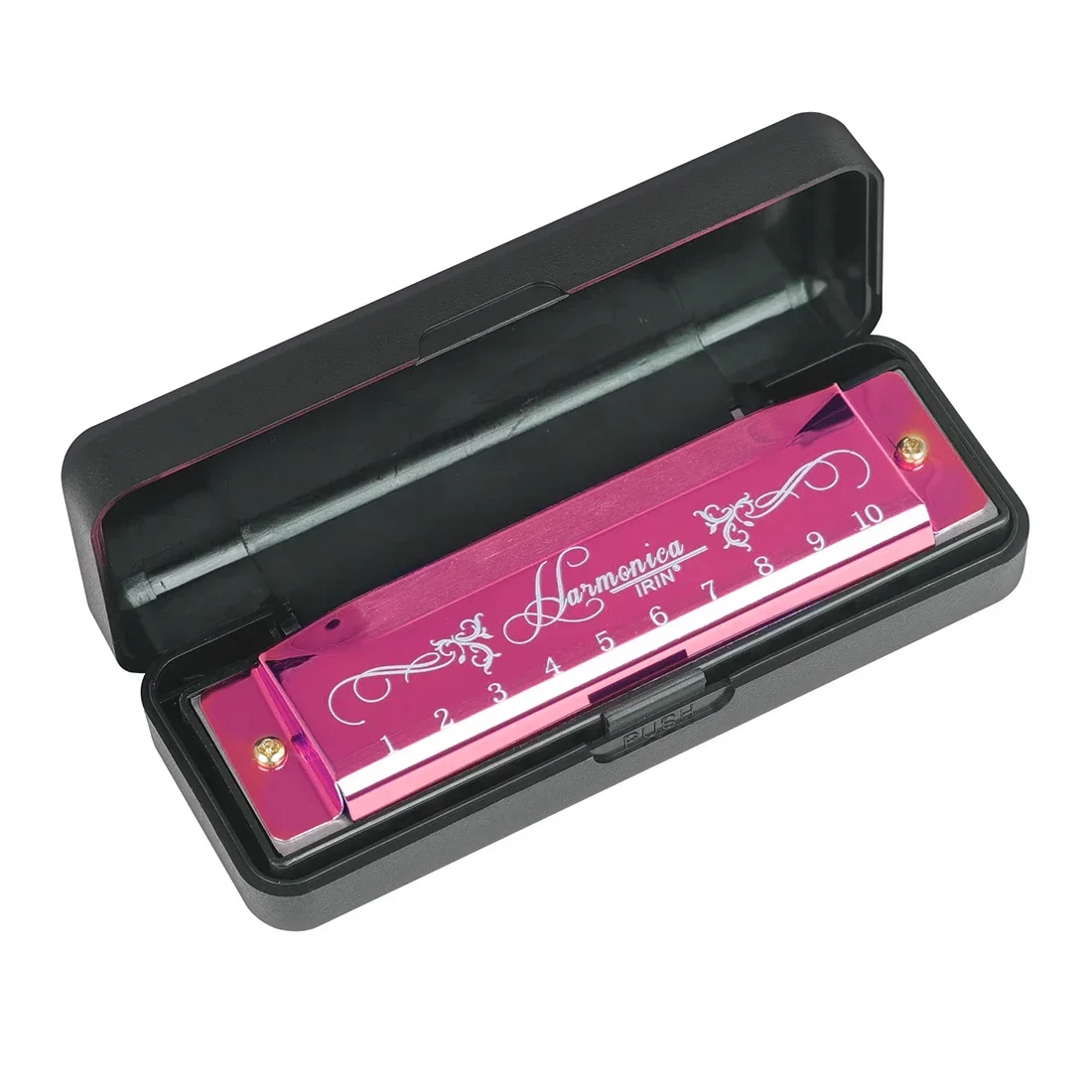 SLADE Harmonica Professional 10 Hole 20 Tone Colorful C Key Harmonica Mouth Organ Beginner Instruments for Kids Teaching Gifts