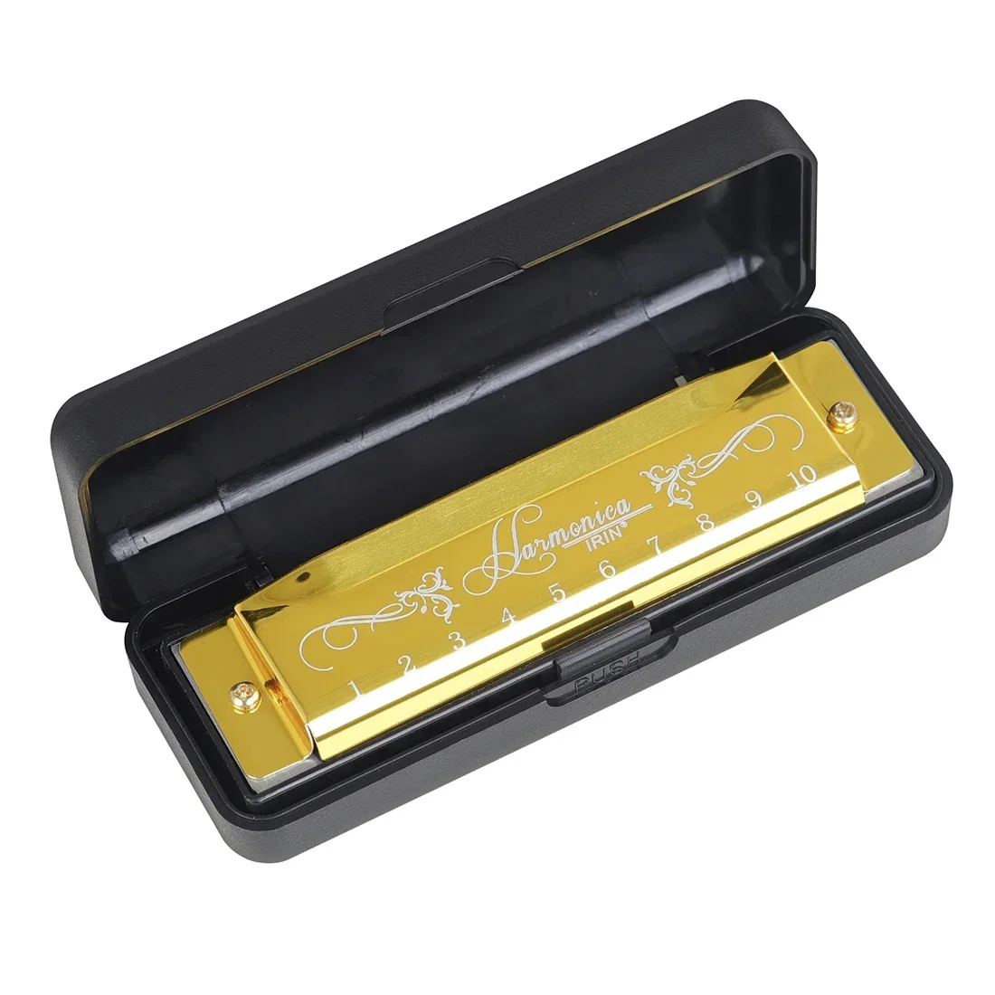 SLADE Harmonica Professional 10 Hole 20 Tone Colorful C Key Harmonica Mouth Organ Beginner Instruments for Kids Teaching Gifts