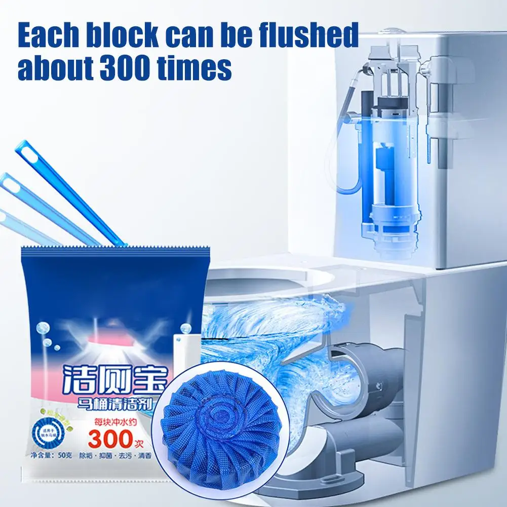 Toilet Bowl Cleaner Tablets Automatic Toilet Tank Cleaners for Deodorizing Descaling Lasting Against Tough 300 Brushes