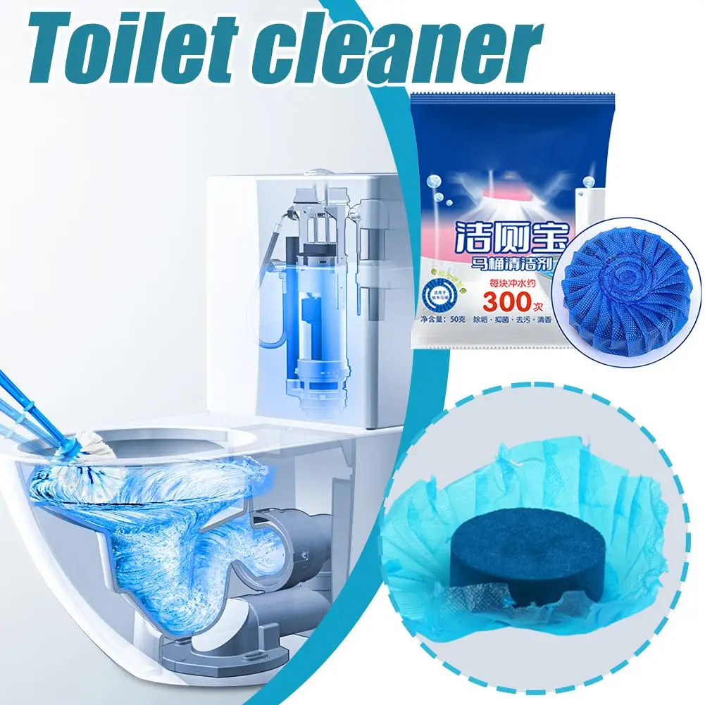 Toilet Bowl Cleaner Tablets Automatic Toilet Tank Cleaners for Deodorizing Descaling Lasting Against Tough 300 Brushes