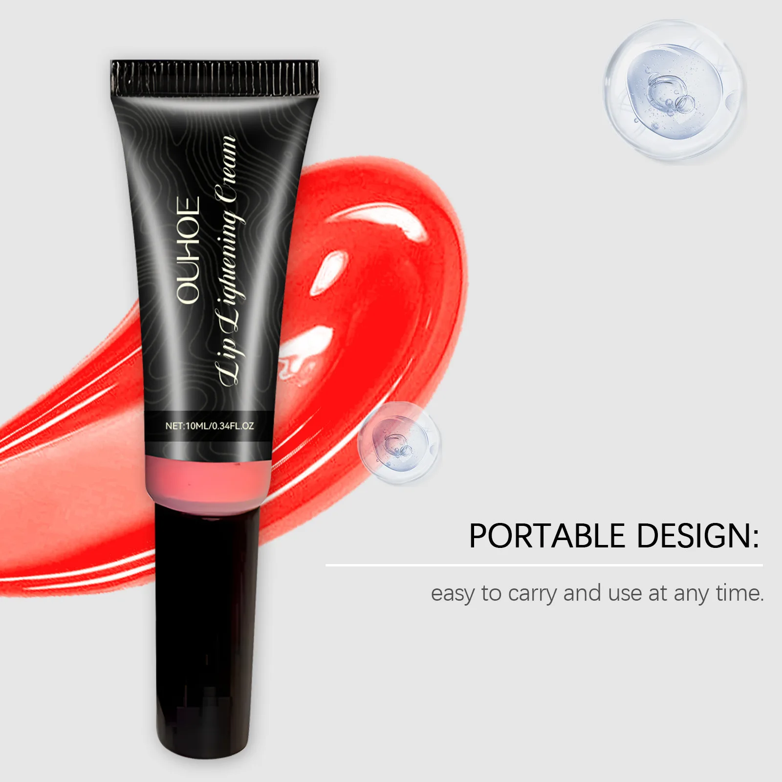 Lip Brightening Cream Enhance Gloss Elasticity Moisturize Nourish Beautify Lip Prevent Chap Dry Fineline Dark Brighten Lip Cream