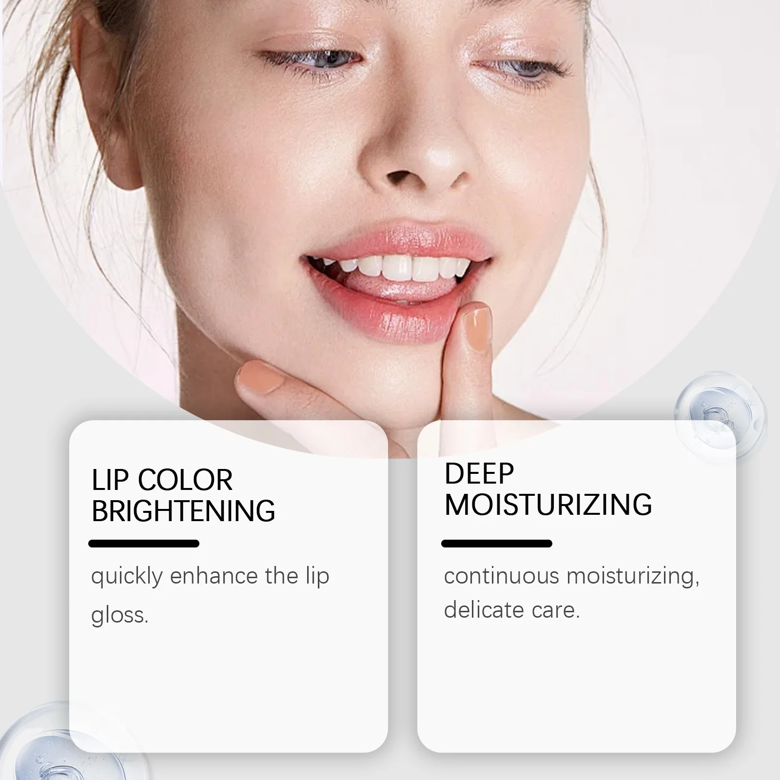 Lip Brightening Cream Enhance Gloss Elasticity Moisturize Nourish Beautify Lip Prevent Chap Dry Fineline Dark Brighten Lip Cream