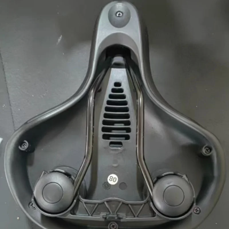 Hollow Breathable Bicycle Saddle Men Women MTB Road BikeSaddle Shock Absorbing Comfortable Big Butt Bike Seat Safety Warning