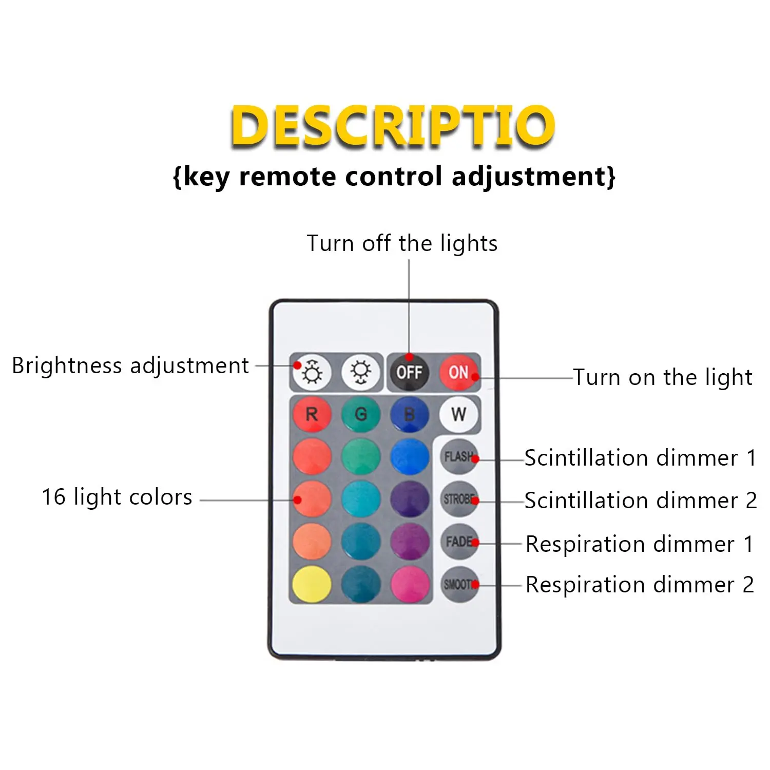 16Colors Ocean Wave Aurora Projector Light Touch LED Night Light Remote Dimmable Auto Rotating USB Powered Gift Party Decoration
