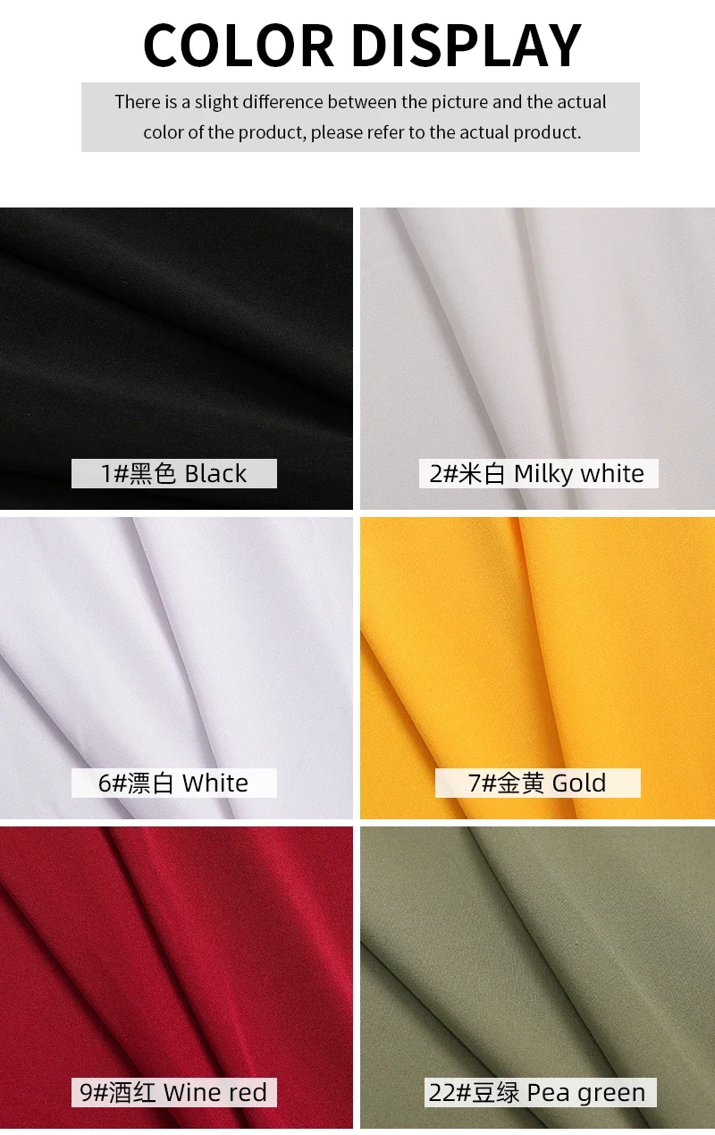0.5m/1m/2m Four Sided Stretch Knitted Milk Silk Fabric for Sewing Dress Dance Costumes Party Decorations DIY Clothing Fabrics