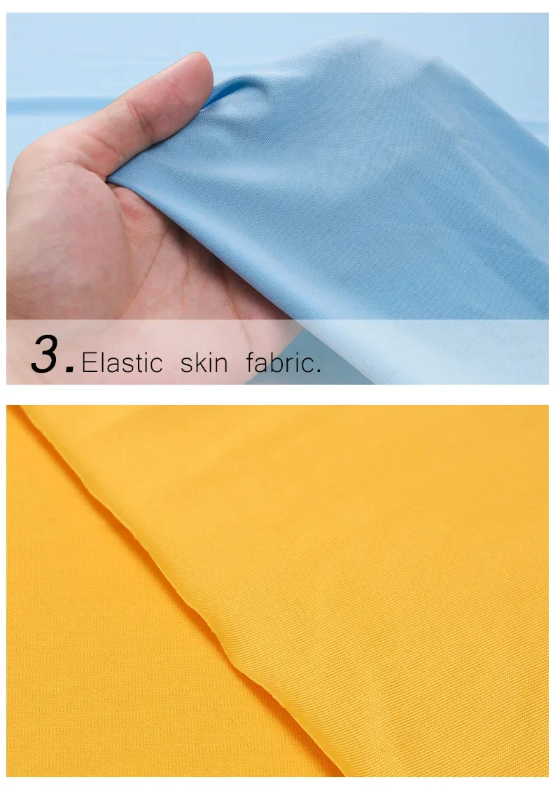 0.5m/1m/2m Four Sided Stretch Knitted Milk Silk Fabric for Sewing Dress Dance Costumes Party Decorations DIY Clothing Fabrics