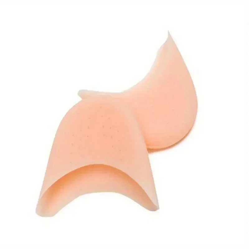 1Pair Gel Toe Caps Soft Ballet Pointe Dance Athlete Shoe Pads Toe Pads Pointe Silicone Gel Pouch Protector With Breathable