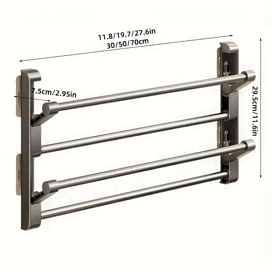 Non perforated wall mounted shoe rack, made of metal material, suitable for home shoe storage