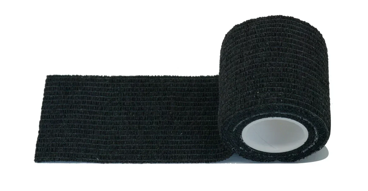 3/6/12/24Pcs Black White Sport Self Adhesive Elastic Bandage Wrap Tape Elastoplast For Knee Support Pads Finger Ankle Palm