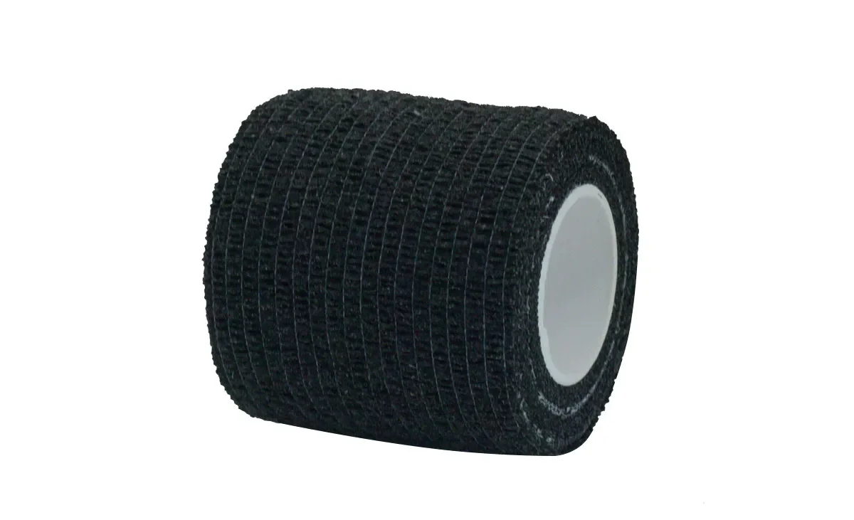 3/6/12/24Pcs Black White Sport Self Adhesive Elastic Bandage Wrap Tape Elastoplast For Knee Support Pads Finger Ankle Palm