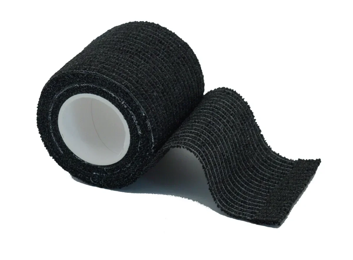 3/6/12/24Pcs Black White Sport Self Adhesive Elastic Bandage Wrap Tape Elastoplast For Knee Support Pads Finger Ankle Palm