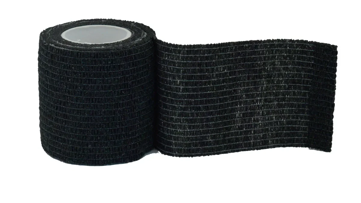 3/6/12/24Pcs Black White Sport Self Adhesive Elastic Bandage Wrap Tape Elastoplast For Knee Support Pads Finger Ankle Palm
