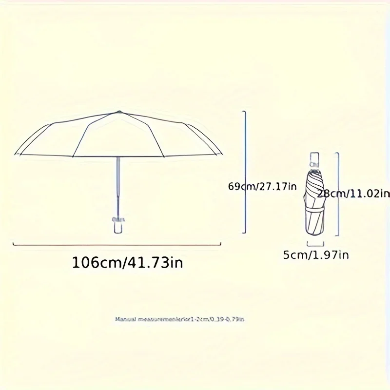 12 Ribs Extra Large Windproof Auto Open/Close Umbrella UV Sun Rain Dual Use Compact Portable Travel Fashionable Men Women