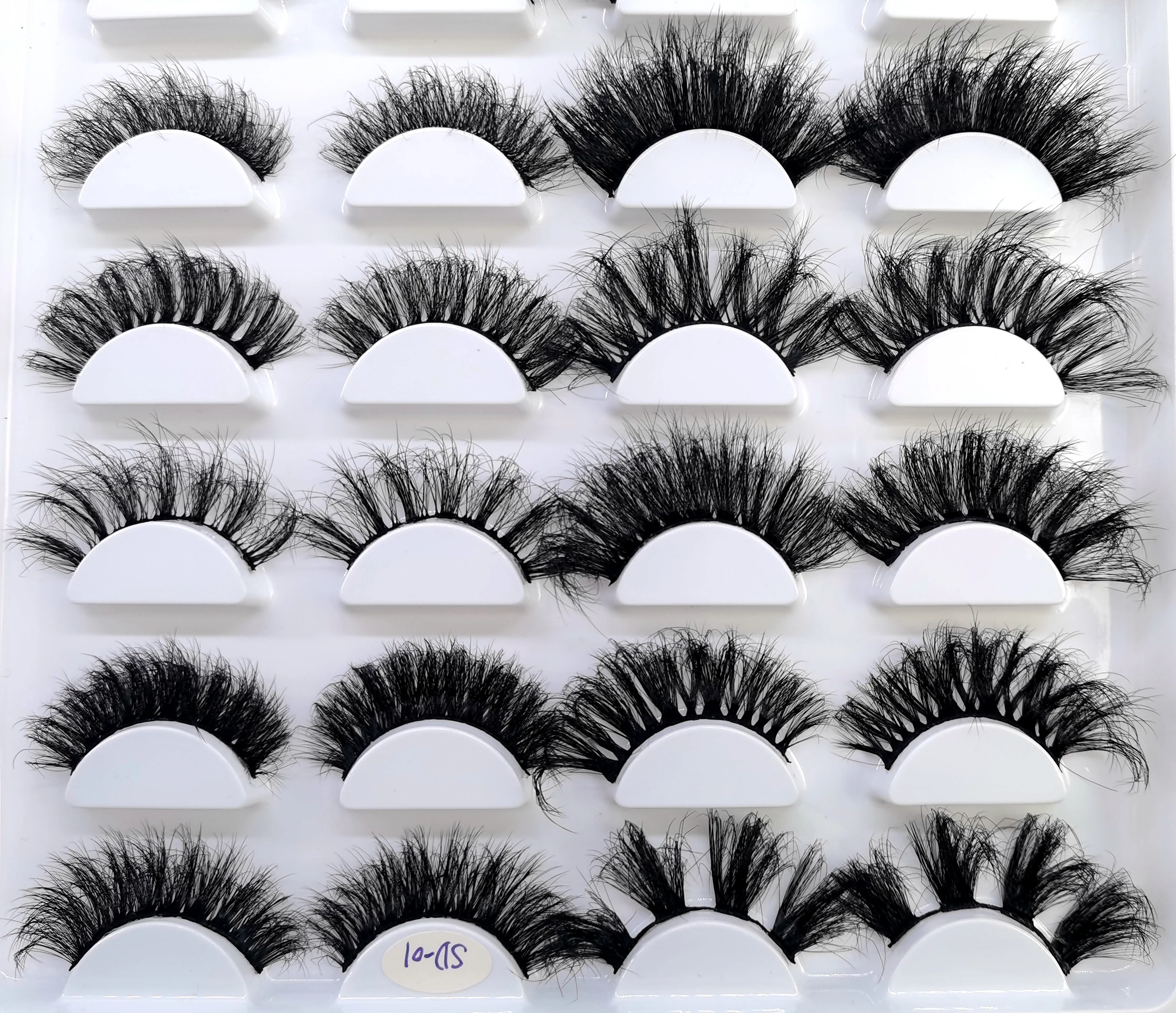 HBZGTLAD 14 Pairs Eyelashes 25mm Faux Mink Eyelashes Long Lasting Fluffy Mink Lashes Dramatic Volume Lashes Extension Thick Long