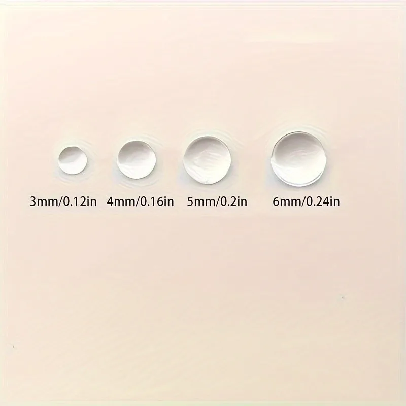 350pcs Clear Dewdrop Water Droplets Embellishments Simulation Round Clear Waterdrop Resin Beads Nails Art DIY Nail Decorations