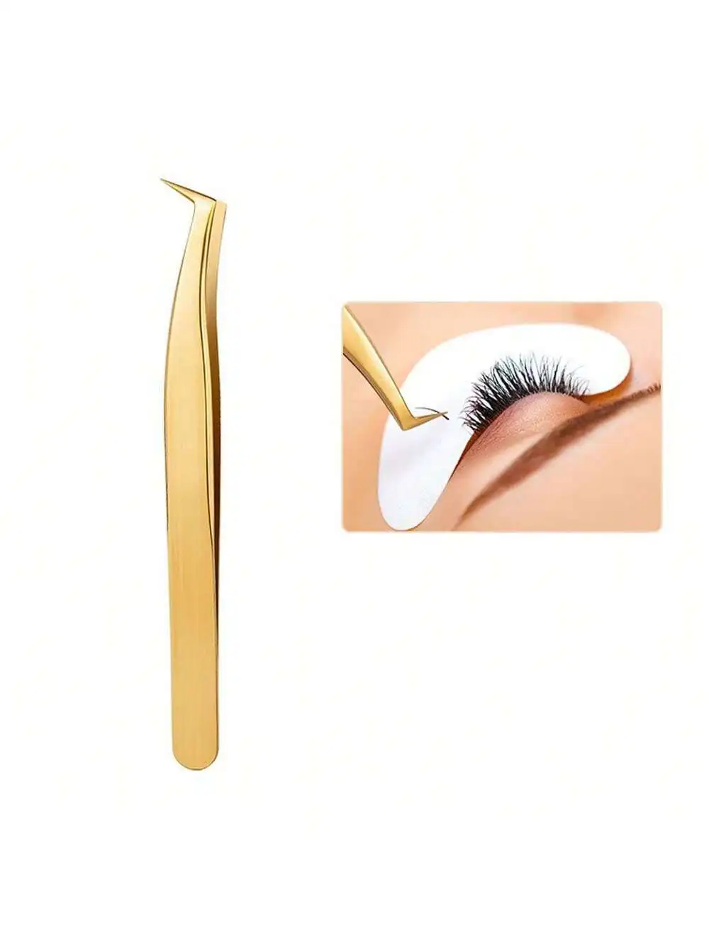 1pc/ 3/5pcs High Precision Lash Tweezers Set Stainless Steel Eyelash Tweezers for Classic Individual and Volume Lash Extensions