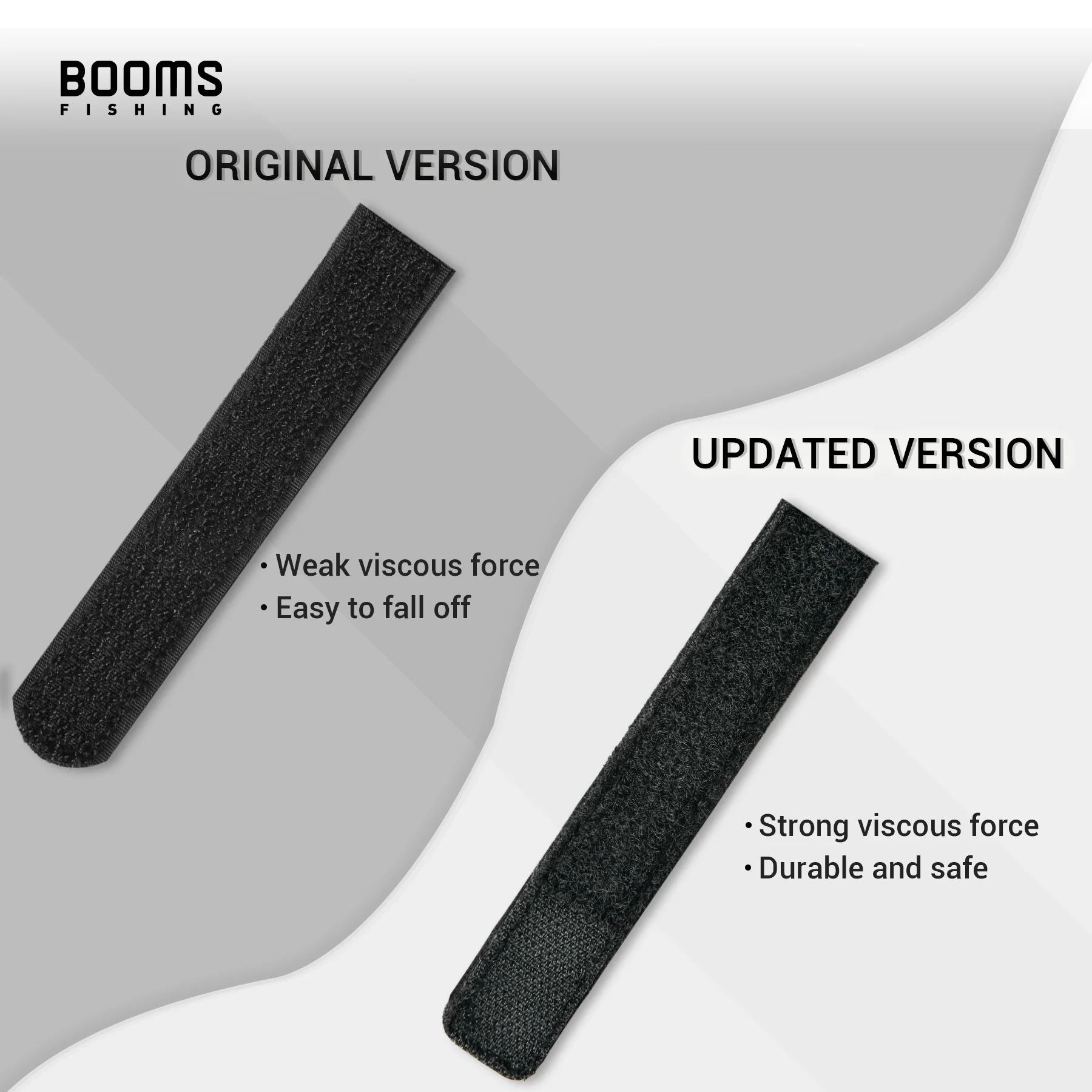 Booms Fishing T02RB1 Fishing Rod Tether Boat Kayak Paddle 2M Heavy Duty Elasticity Lanyard for Fishing Tools Rods Strap 4pcs/Set