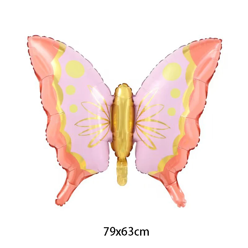 Large Butterfly Aluminum Foil Balloons Butterfly Helium Air Globos Birthday Party Decorations Baby Shower Kids Toy Photo Props