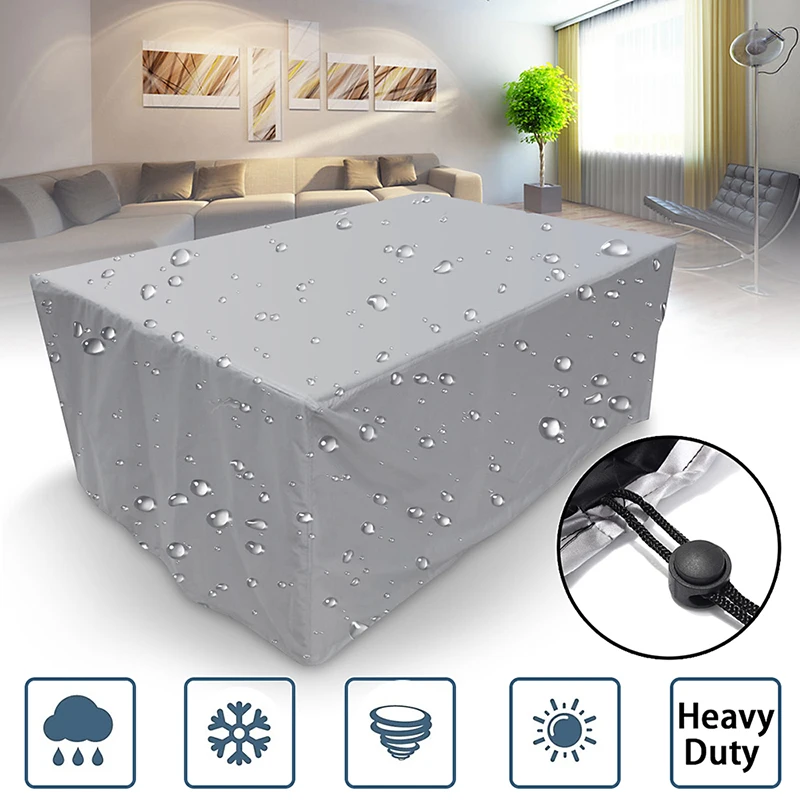 Waterproof Garden Furniture Covers, Rain and Snow Cover, Chair Covers for Sofa, Table and Chair, Dust Proof, Outdoor, 55 Sizes