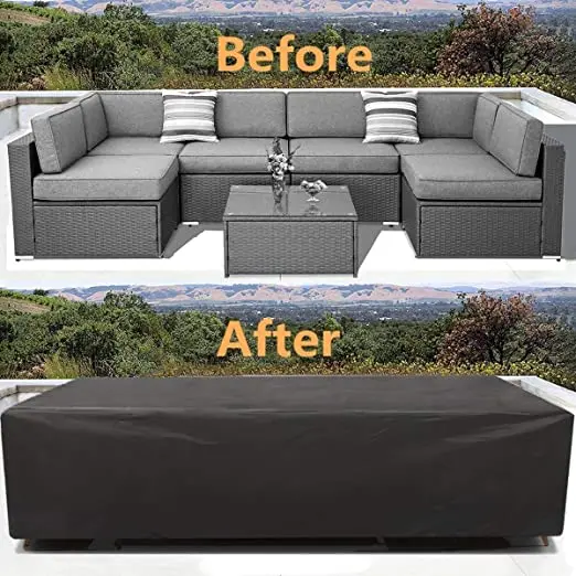 Waterproof Garden Furniture Covers, Rain and Snow Cover, Chair Covers for Sofa, Table and Chair, Dust Proof, Outdoor, 55 Sizes