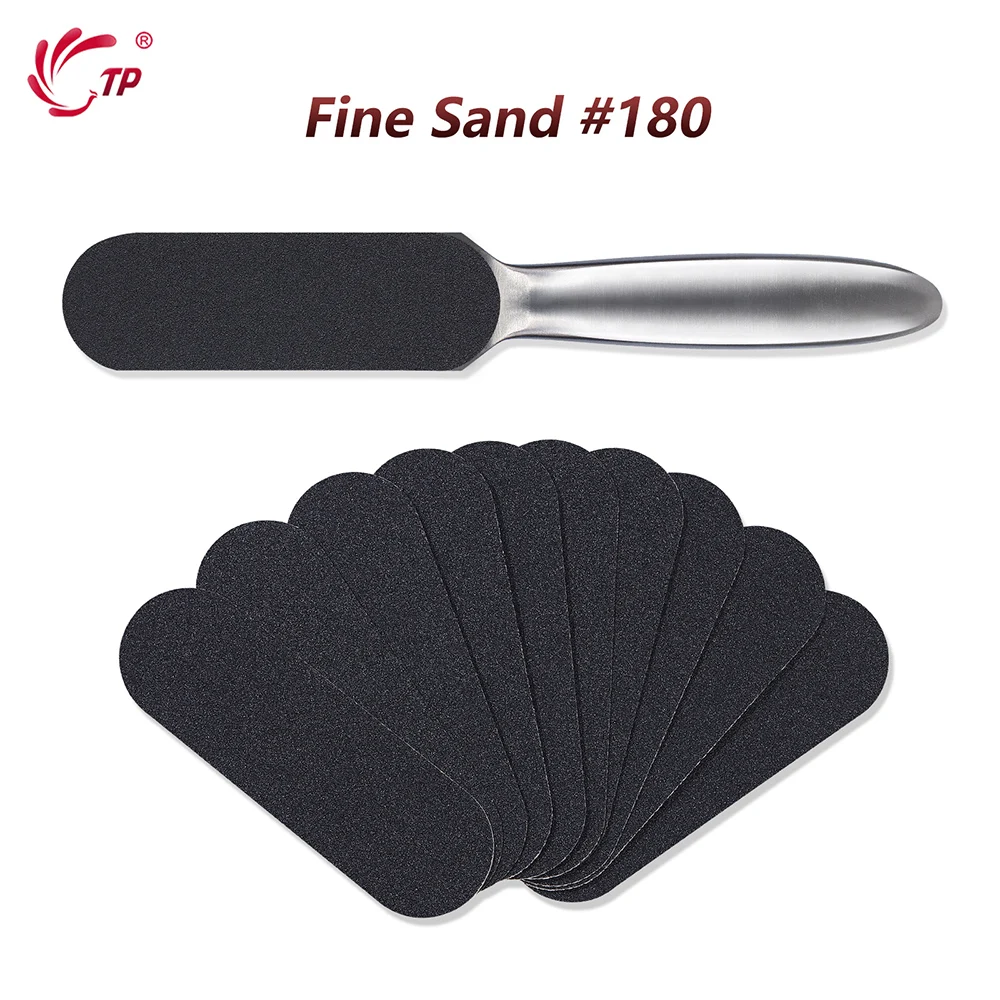TP 1/20PCS Foot Rasp Profession Feet Care For Hard Dead Skin Callus Remover Pedicure File Replacement For Stainless Steel Handle
