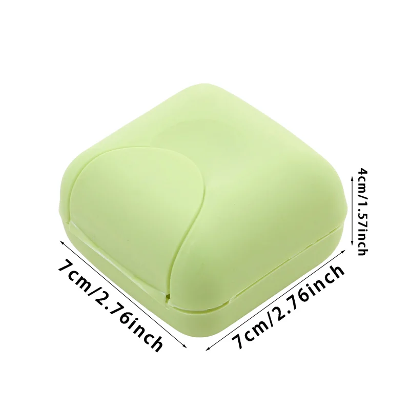 Portable Travel Soap Box Container Bathroom Acc Home Plastic Soap-Boxes with Cover Small/big Sizes Candy Color Soaps Dish Holder