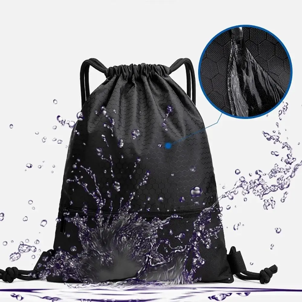 1Pc Foldable Waterproof Gym Bag Fitness Backpack Drawstring Shop Pocket Hiking Camping Beach Swimming Men Women Sports Bags