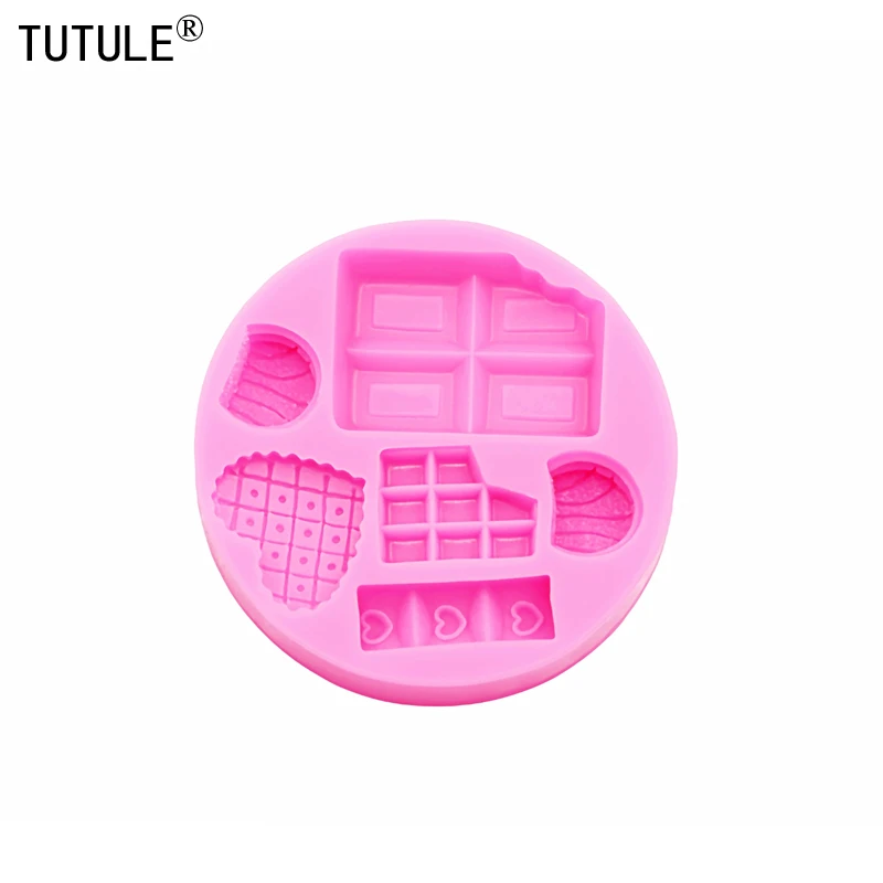 DIY Cartoon Ice Cream Candy Candy Cakes Silicone Mold Handmade Chocolate Crafty Cakes Dessert Decoration Baking Gadgets Mold