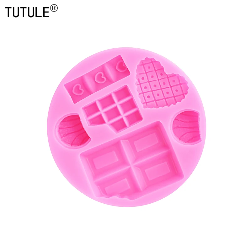 DIY Cartoon Ice Cream Candy Candy Cakes Silicone Mold Handmade Chocolate Crafty Cakes Dessert Decoration Baking Gadgets Mold