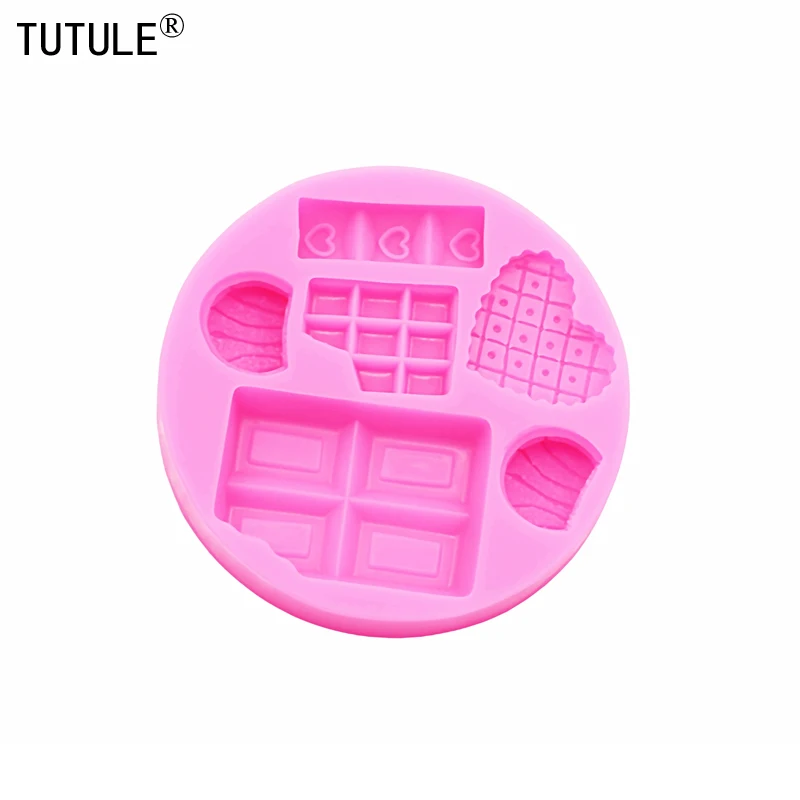 DIY Cartoon Ice Cream Candy Candy Cakes Silicone Mold Handmade Chocolate Crafty Cakes Dessert Decoration Baking Gadgets Mold