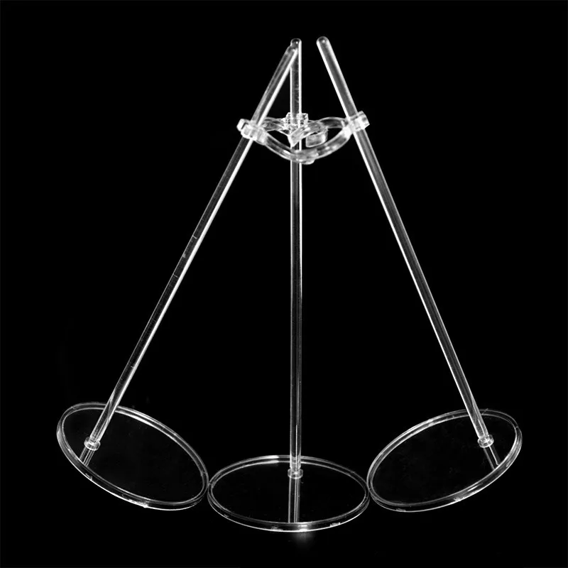 10pcs Transparent Doll Stand Display Holder Plastic Waist Foot Support Rack Bracket DIY Prop Model Dollhouse Accessories