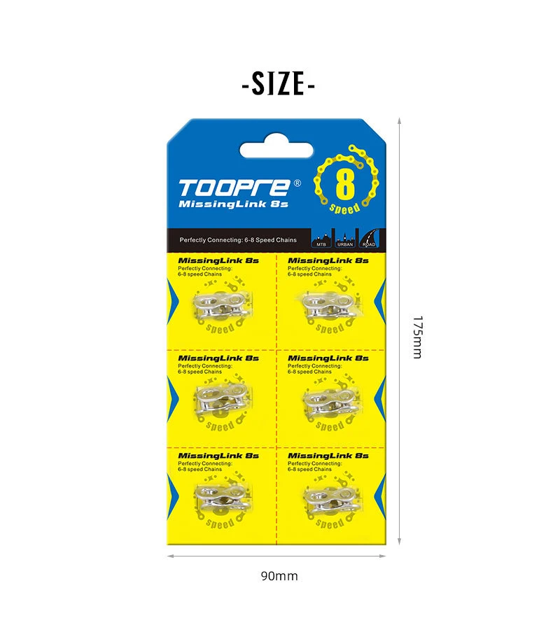 6 Pairs Bike Chain Missing Link 6/7/8/9/10/11/12 Speed MTB Road Bicycle Chain Quick Link Connector Lock Quick Release Buckle