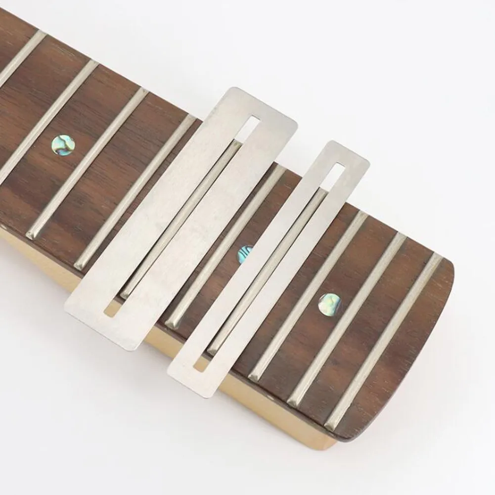2 Pcs Guitar Fretboard Guard Fingerboard Protector Tool For Guitar Bass Luthier Tools Stainless Steel Bass Fingerboard Guard