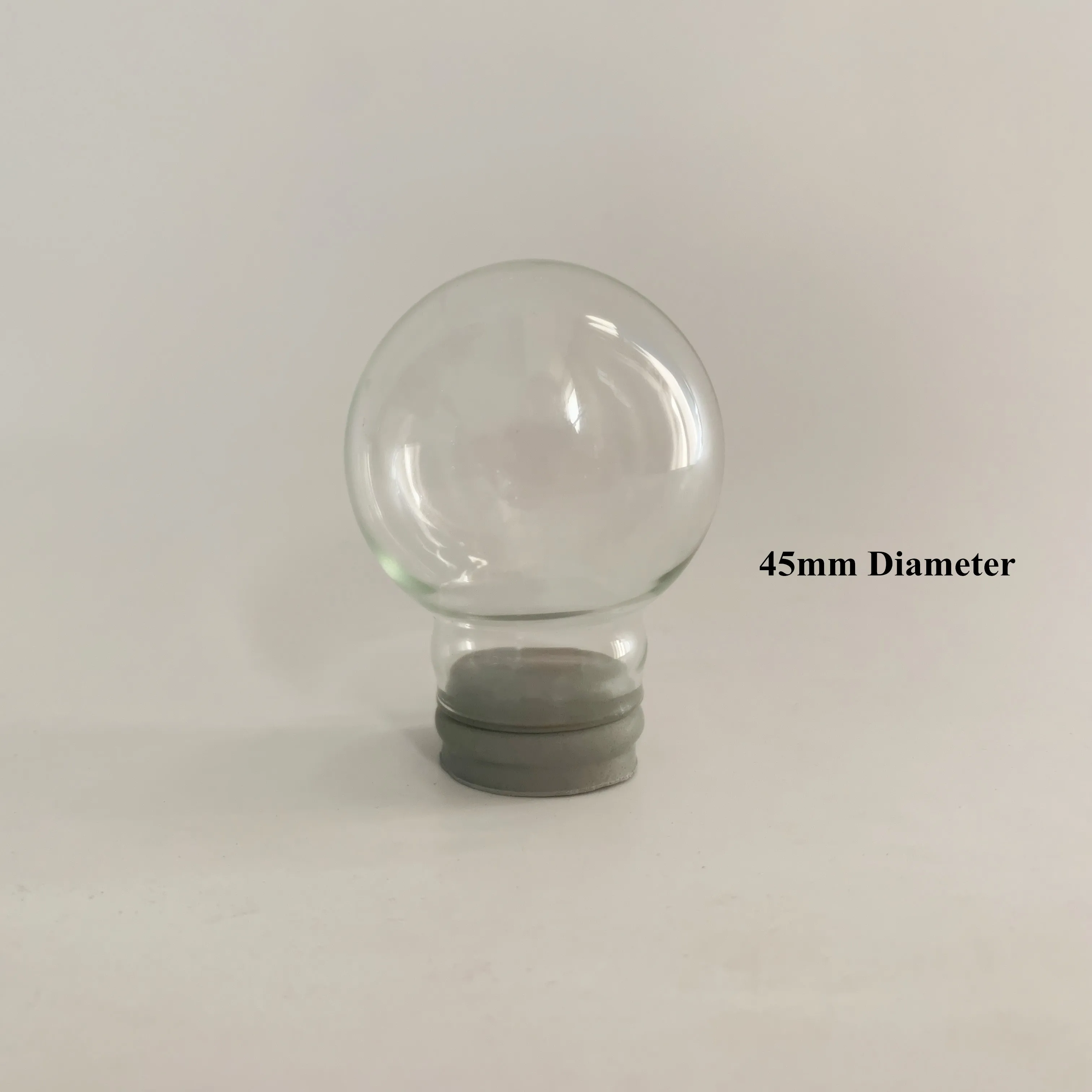 Promotional Gift 45/65/80/100/120MM Diameter DIY Empty Glass Snow Globe Wholesales