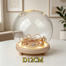 Promotional Gift 45/65/80/100/120MM Diameter DIY Empty Glass Snow Globe Wholesales