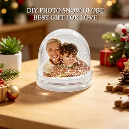 Promotional Gift 45/65/80/100/120MM Diameter DIY Empty Glass Snow Globe Wholesales