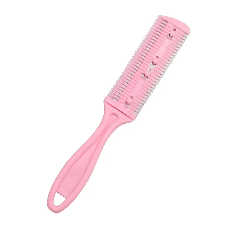 1pc Hair Cutting Comb Hair Brushes With Razor Blades Hair Trimmer Cutting Thinning Tool Barber Tool Hair Salon Barber Comb