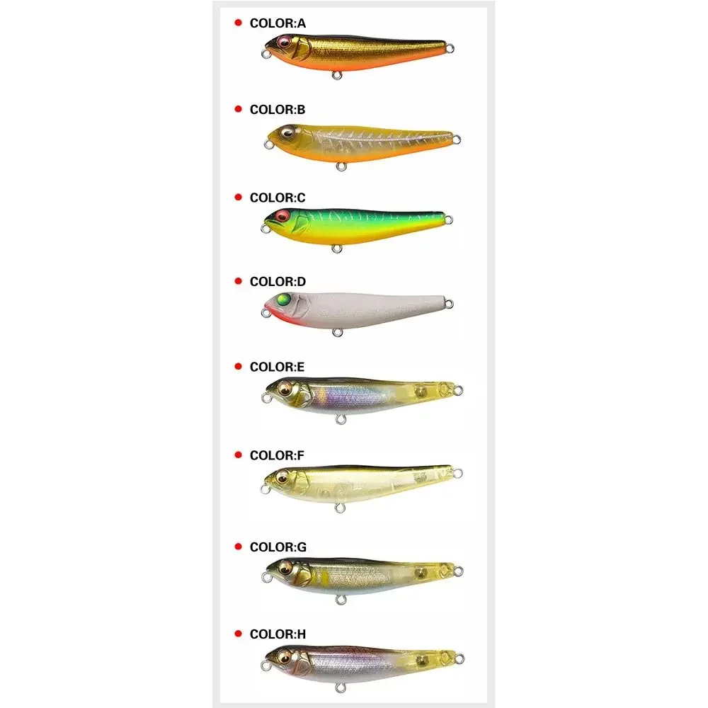 71mm 7g Reals Pencil Topwater Fishing Lures Surface Floating Stickbait Wobblers Walking Baits Leurre de Artificial Hard Bait