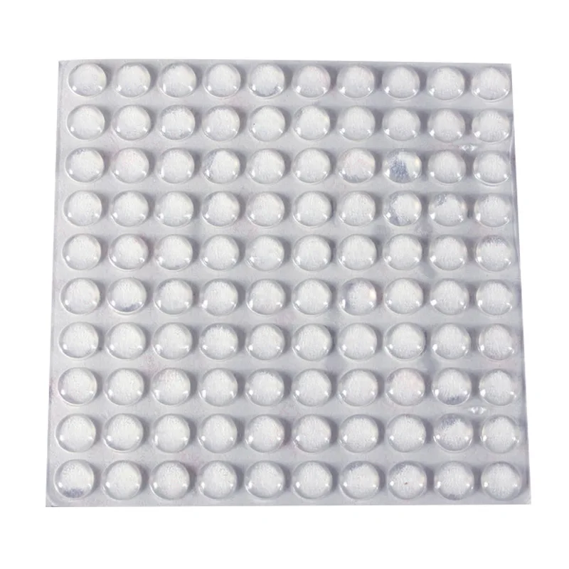 100pcs Transparent Self Adhesive Round Feet Bumpers Silicone Rubber Bumpers Soft Anti Slip Shock Absorber Feet Pads Damper