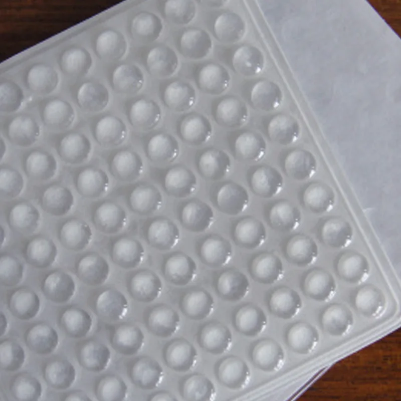 100pcs Transparent Self Adhesive Round Feet Bumpers Silicone Rubber Bumpers Soft Anti Slip Shock Absorber Feet Pads Damper